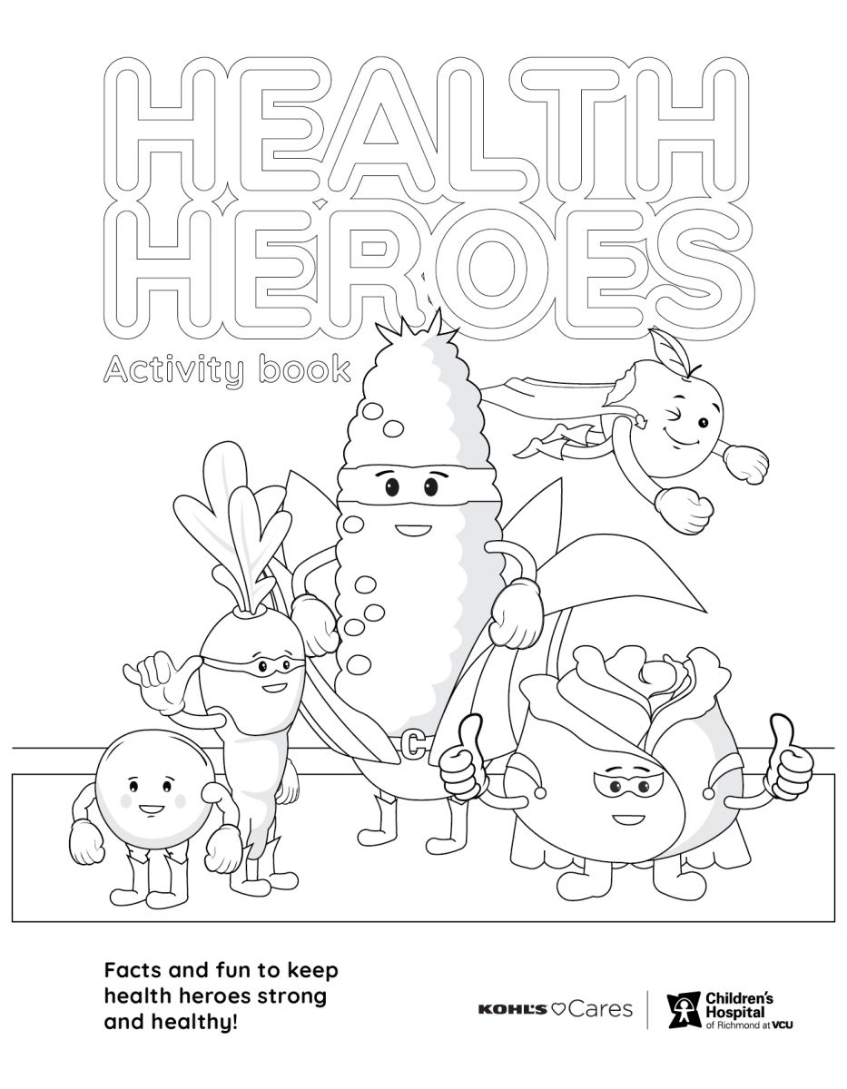 Health heroes: healthy habits coloring book for kids