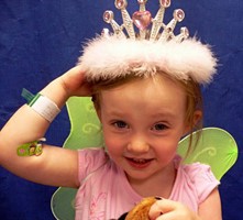 Little girl in fairy costume