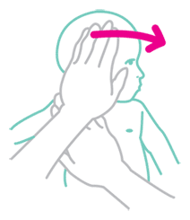 Illustration - "Chin to Shoulder"