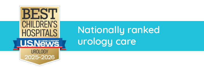 Badge with USNWR ranking for Urology